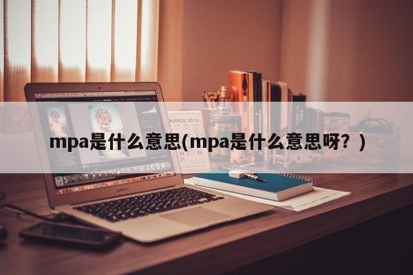 mpa是什么意思(mpa是什么意思呀？)